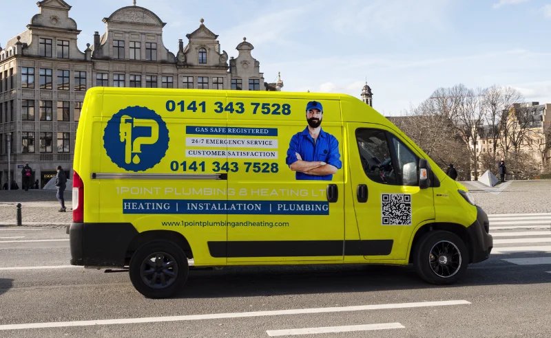 1Point Plumbing Van - Mobile Service Across Glasgow