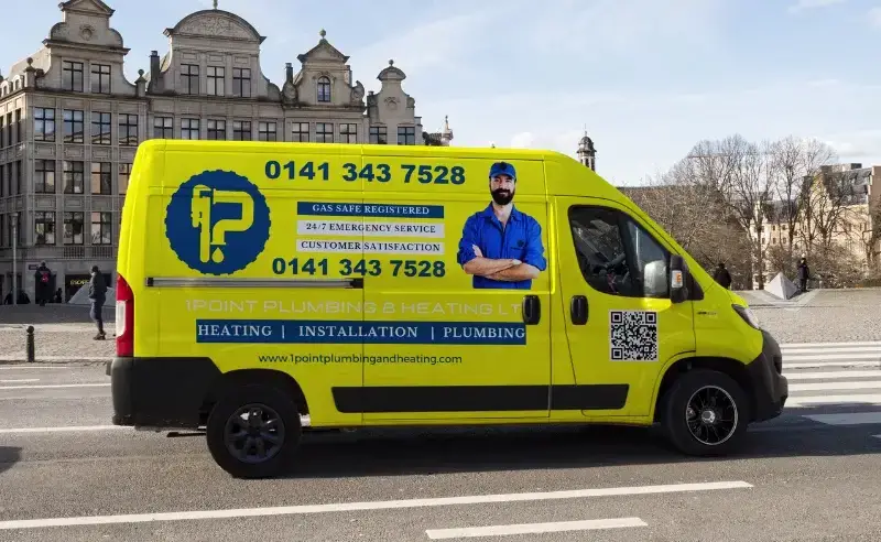 1Point Plumbing Van - Mobile Service Across Glasgow